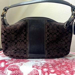 Coach mini purse -Chocolate